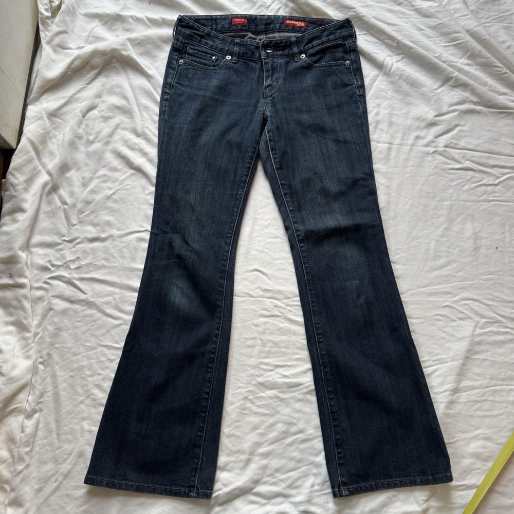 VTG Express Stella Bootcut Low Rise Jeans 2P Y2K‎ 2000s Classic Medium Wash